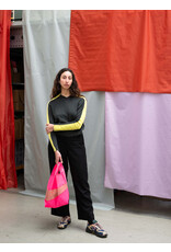 Susan Bijl Shopping bag M, Fluo Pink & Try - 27 x 55 x 18 cm