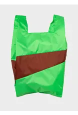Susan Bijl Shopping bag L, Greenscreen & Oxyde - 37,5 x 69 x 34cm