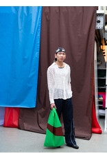 Susan Bijl Shopping bag L, Greenscreen & Oxyde - 37,5 x 69 x 34cm