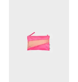 Susan Bijl Pouch S, Fluo Pink & Try - 19 x 13cm