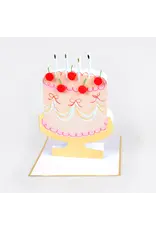 Meri Meri Wenskaart - Birthday Cake Card + Envelop
