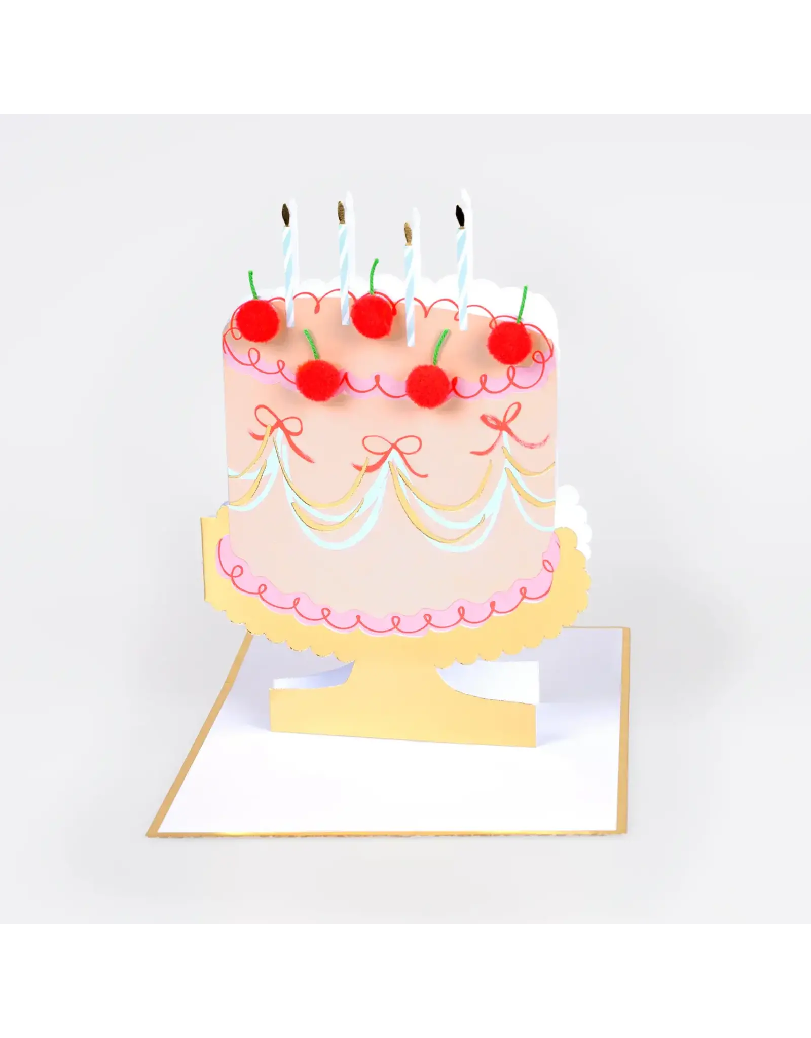Meri Meri Wenskaart - Birthday Cake Card + Envelop