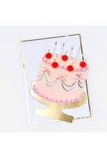 Meri Meri Wenskaart - Birthday Cake Card + Envelop