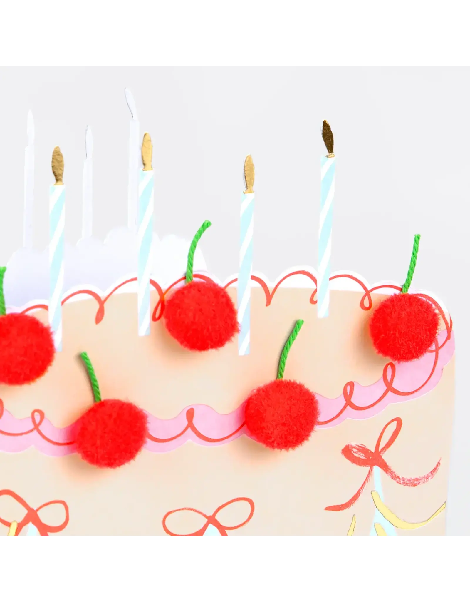 Meri Meri Wenskaart - Birthday Cake Card + Envelop