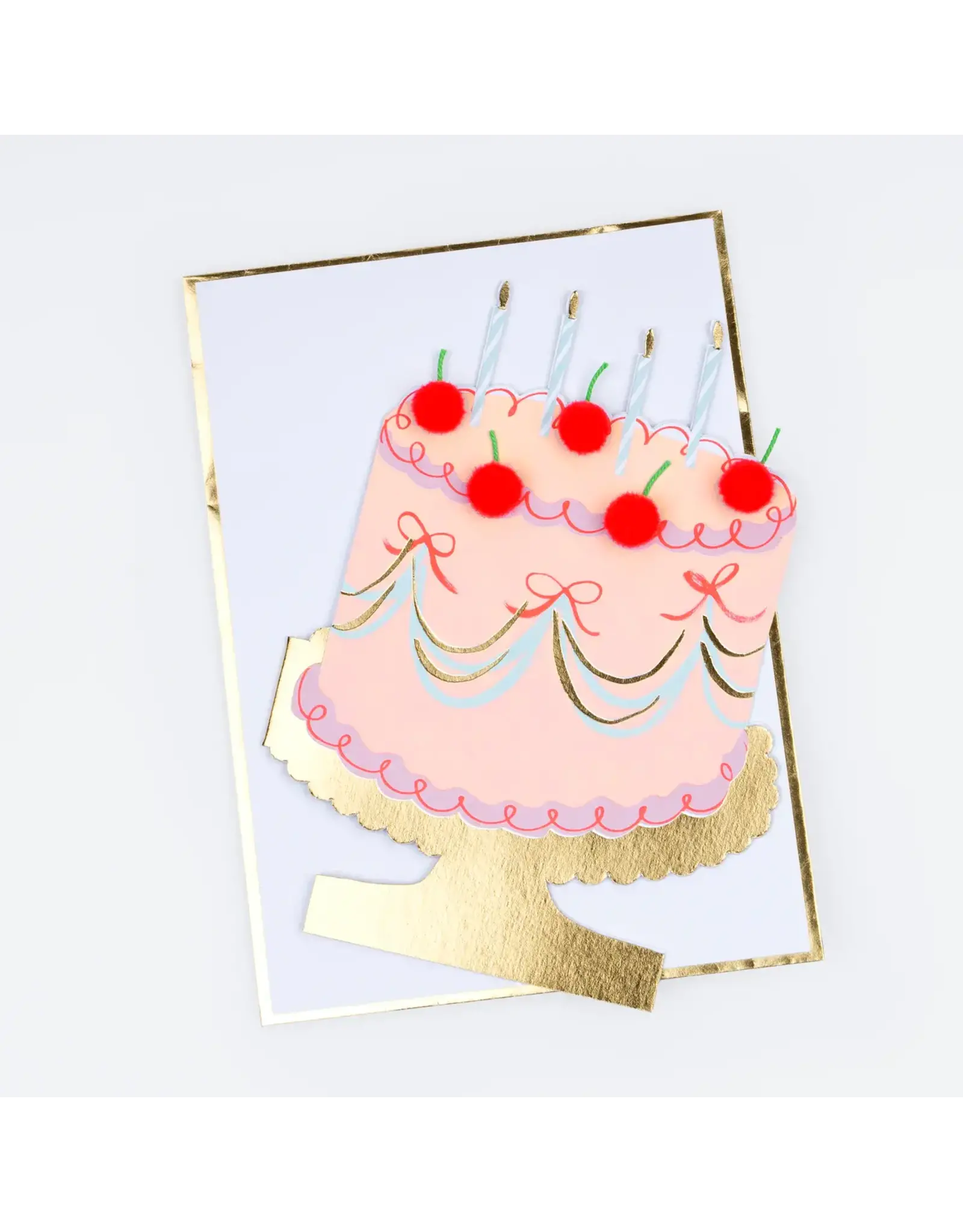 Meri Meri Wenskaart - Birthday Cake Card + Envelop