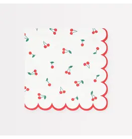 Meri Meri Servetten L - Cherry Pattern - 16st