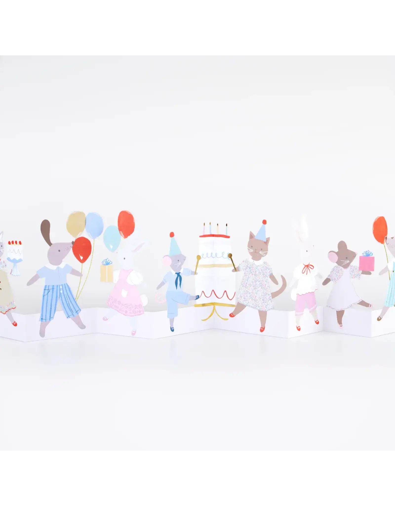 Meri Meri Wenskaart - Animal Friends Kaart + Envelope