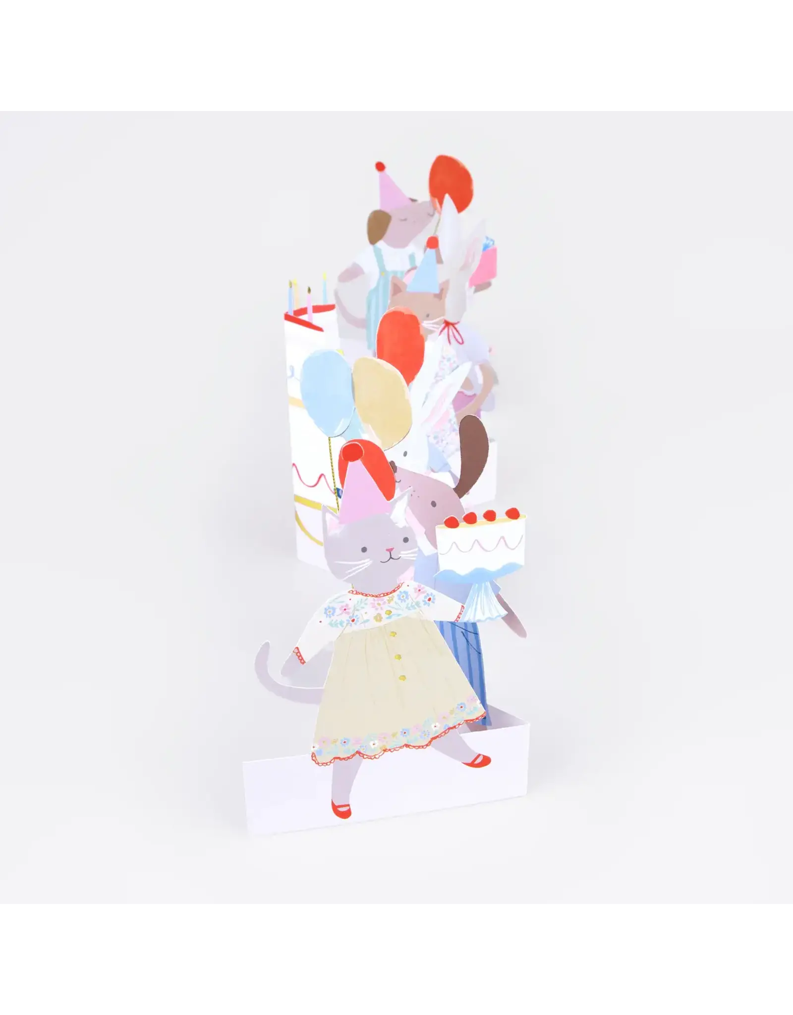 Meri Meri Wenskaart - Animal Friends Kaart + Envelope