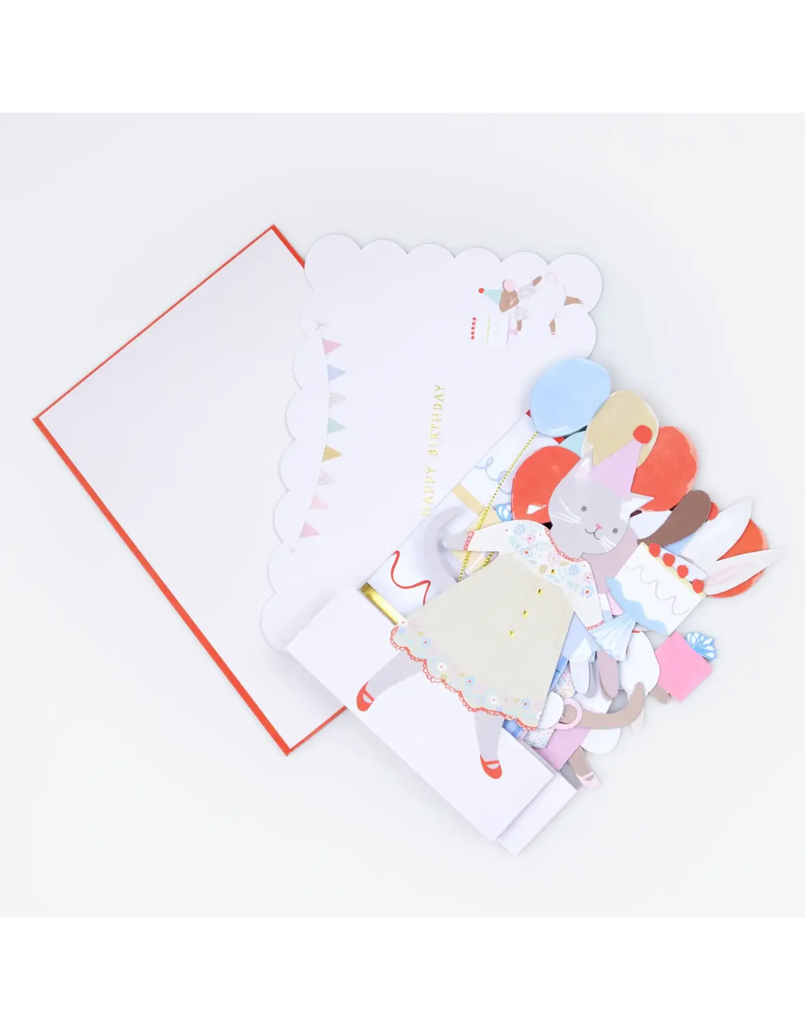 Meri Meri Wenskaart - Animal Friends Kaart + Envelope
