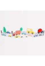 Meri Meri Wenskaart - Transport Concertina + Envelope