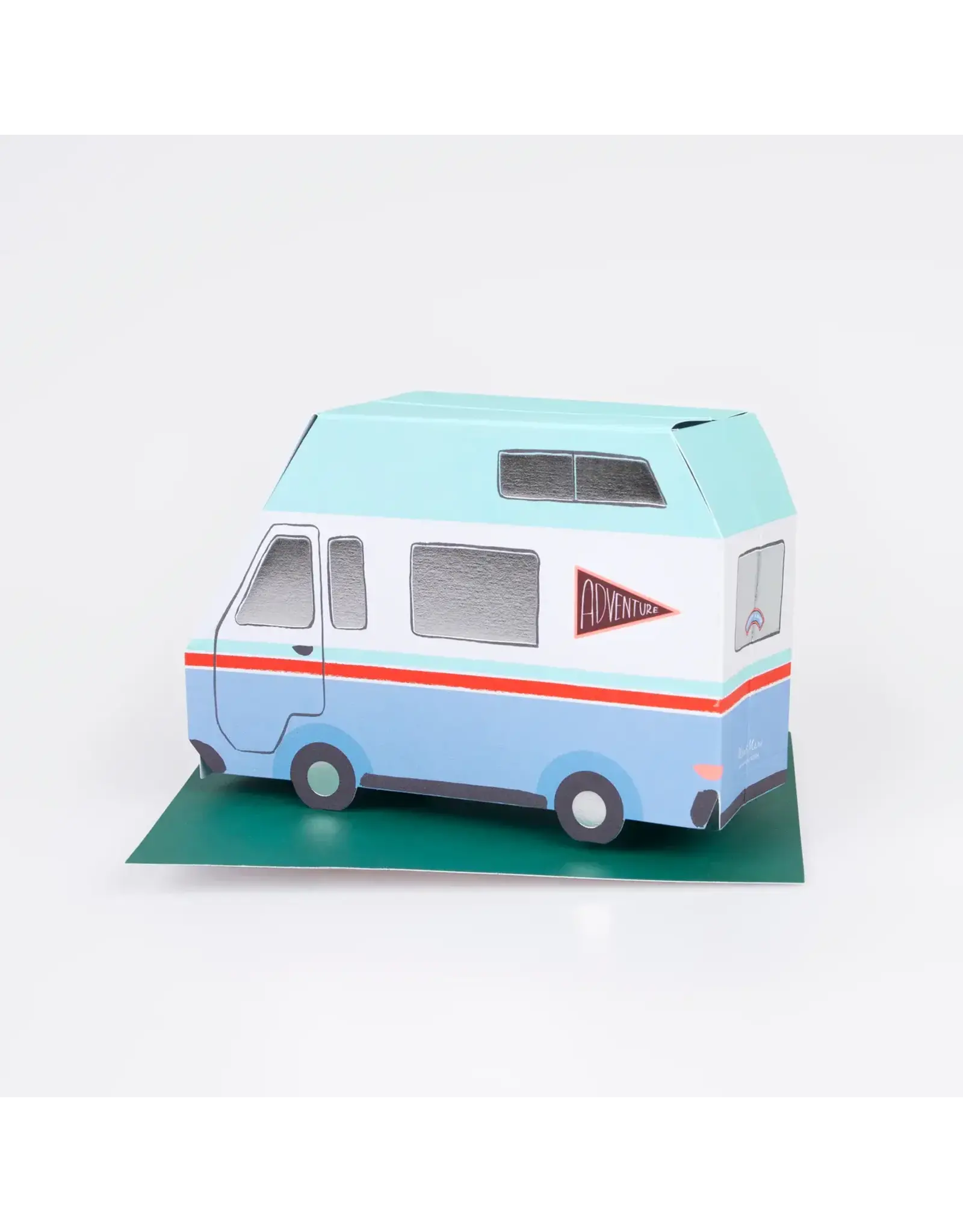 Meri Meri Wenskaart - Pop-up Camper + Envelop