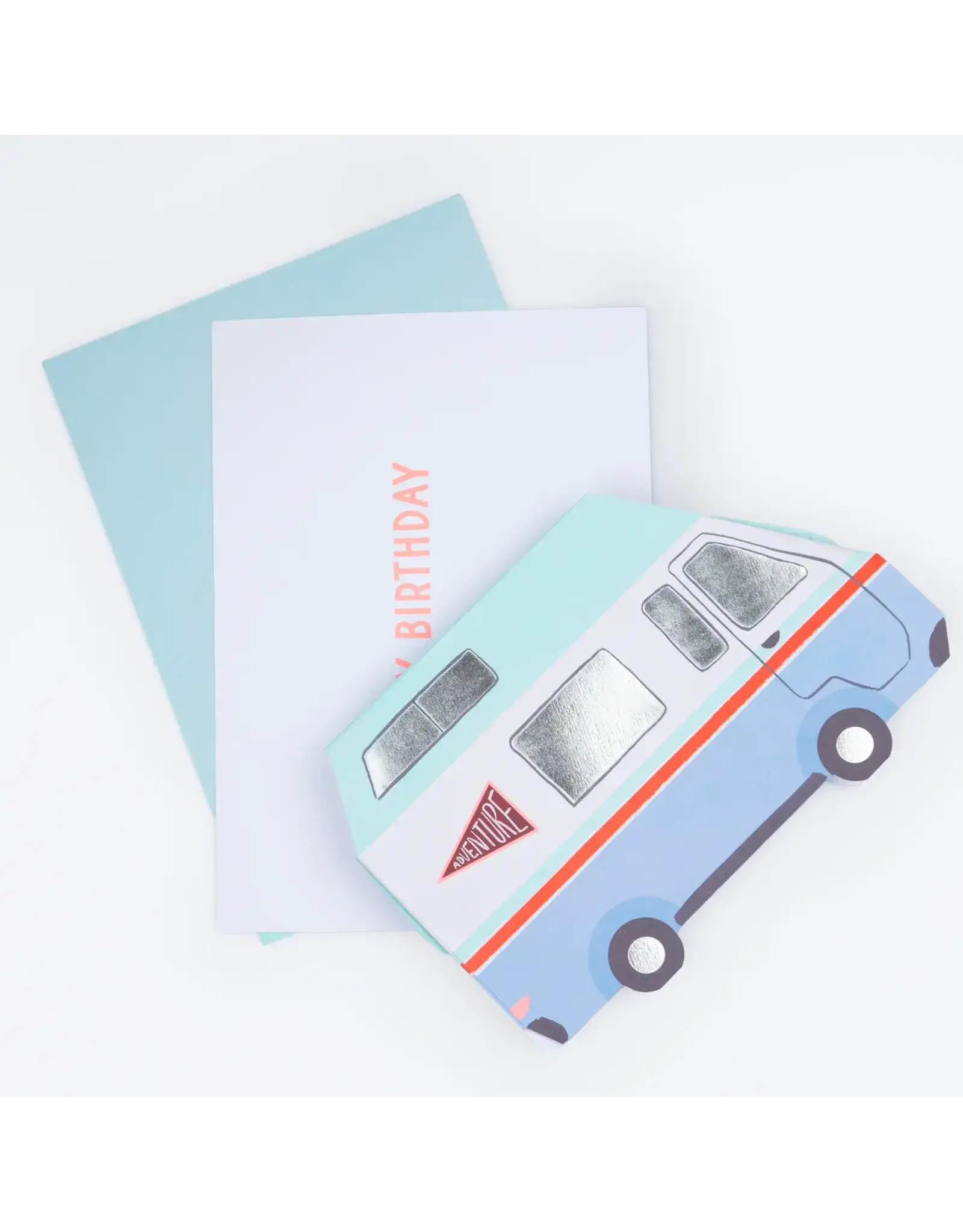 Meri Meri Wenskaart - Pop-up Camper + Envelop