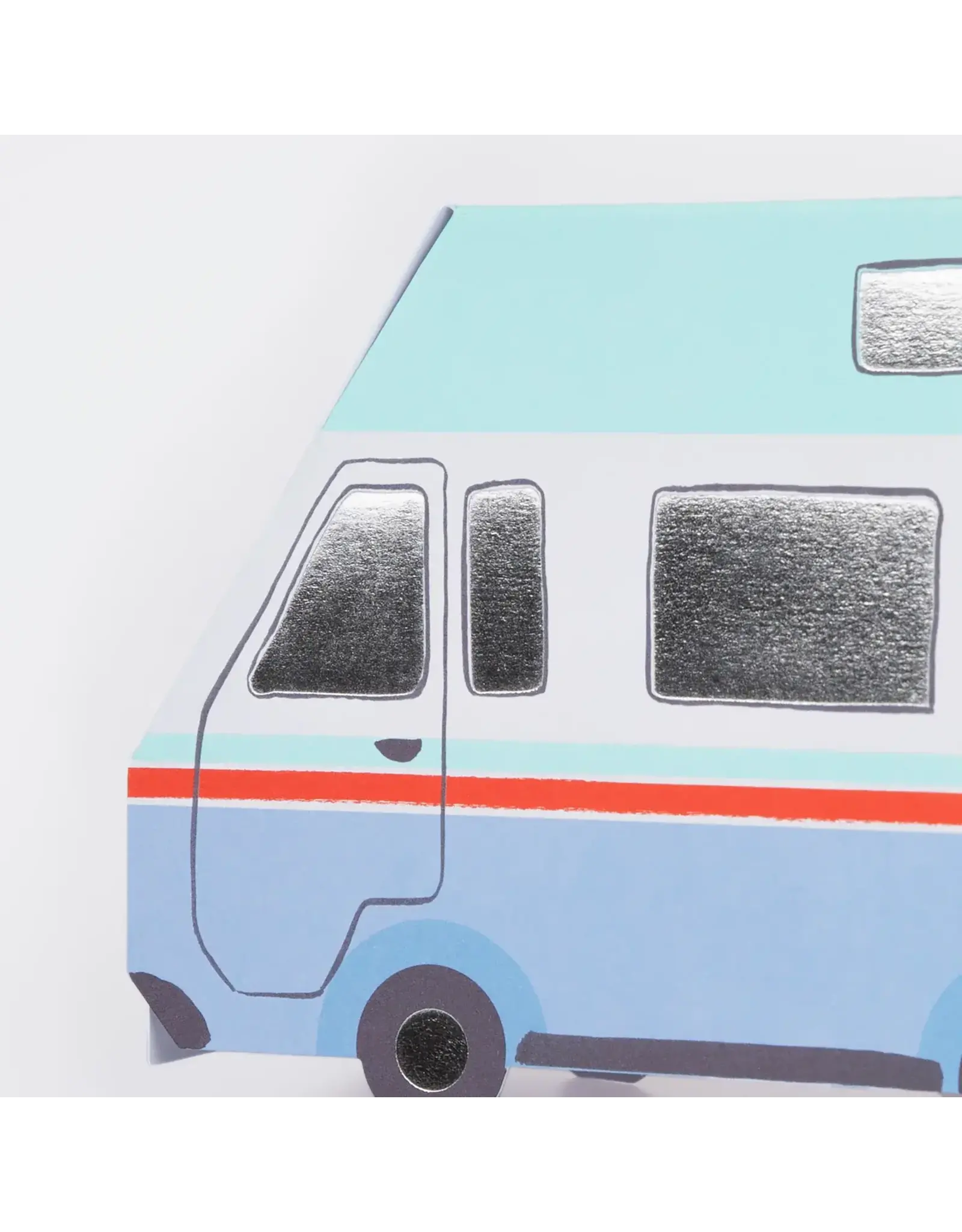 Meri Meri Wenskaart - Pop-up Camper + Envelop
