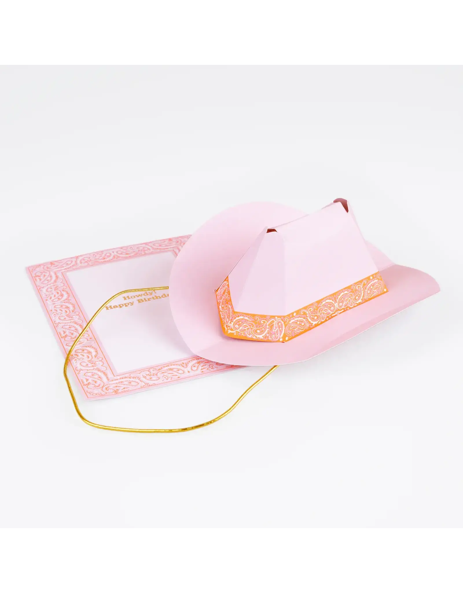 Meri Meri Wenskaart - Pop-up Cowboy Hat + Envelop