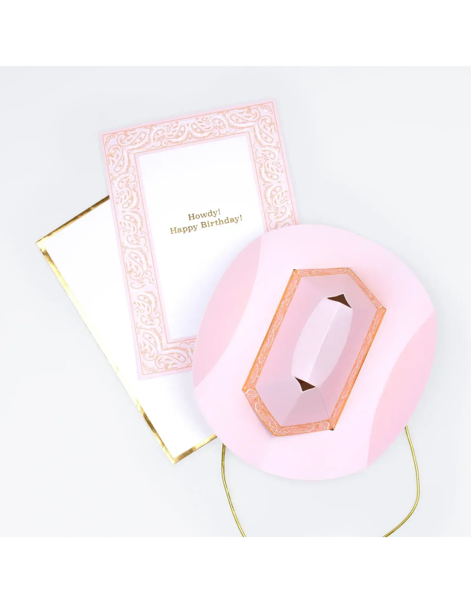 Meri Meri Wenskaart - Pop-up Cowboy Hat + Envelop