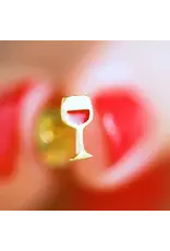 Lulu Copenhagen Oorbel Stud - Friday Red - Goud - Single