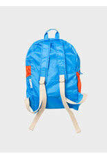 Susan Bijl Foldable Backpack M, Wave & Red Alert - 40 x 25 x 10 cm