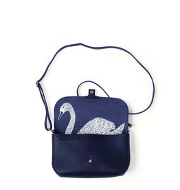 Keecie Wild Swan, Ink Blue