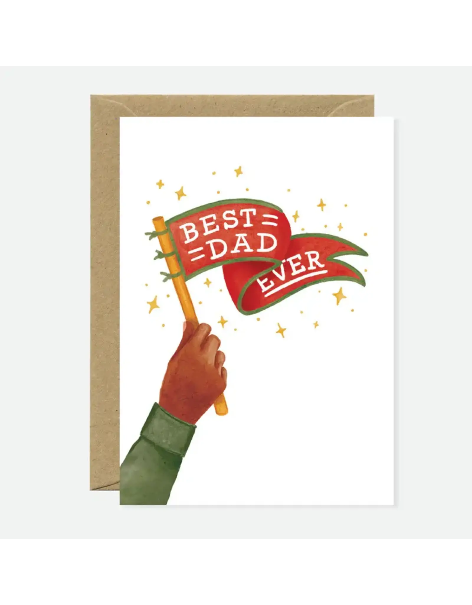 All The Ways to Say Wenskaart - Best Dad Ever - Dubbele kaart + Envelop