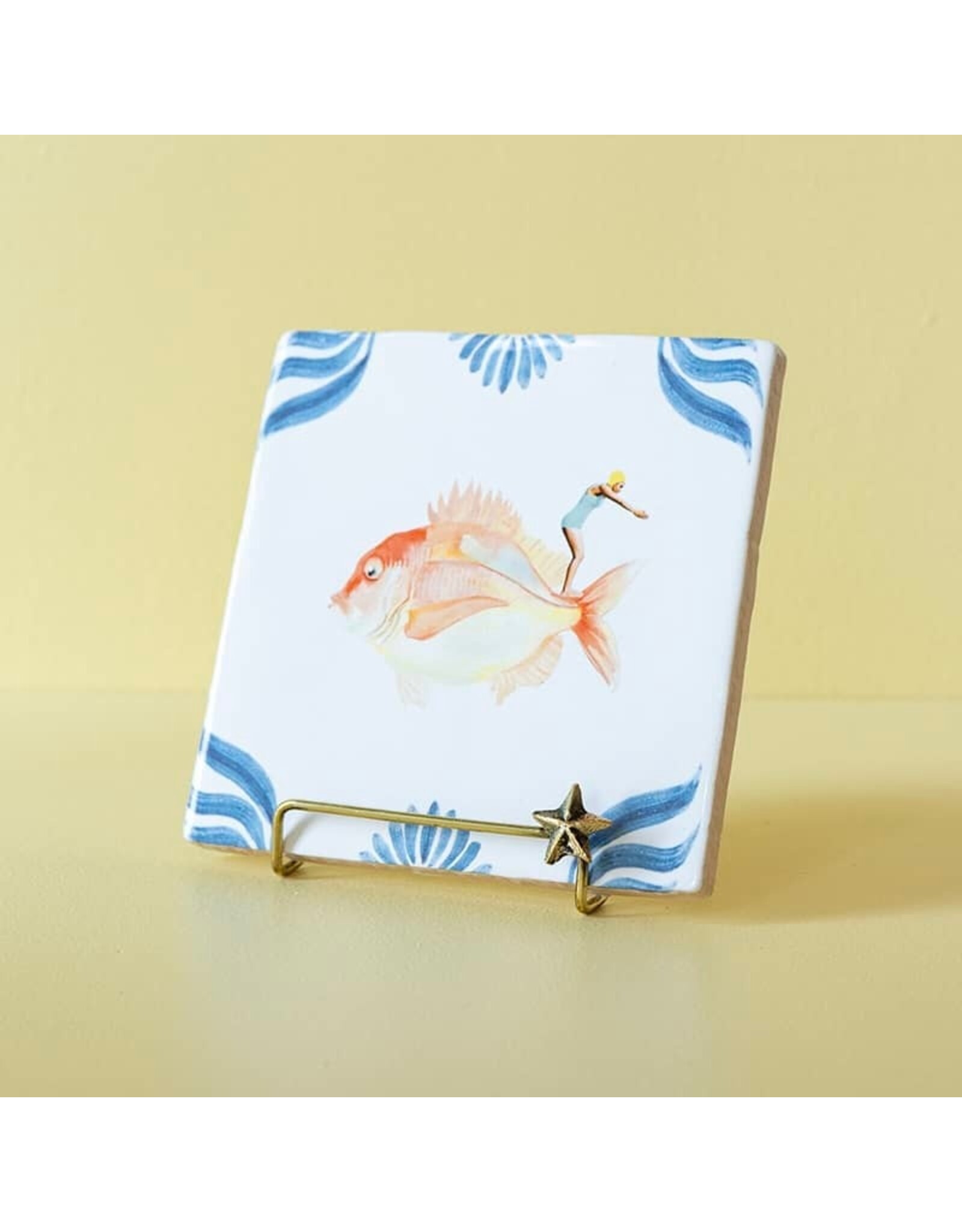 Storytiles Golden Stand Star - 8 x 9 x 8,5 cm