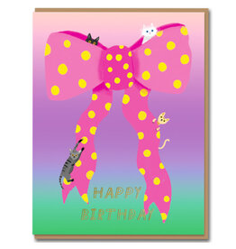 Carolyn Suzuki Goods Wenskaart - Cats - Dubbele kaart + Envelop