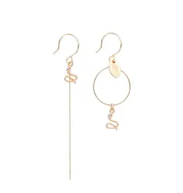 Murielle Perrotti Oorbel MP - Snake, Creool&Ketting - Goud - Asym