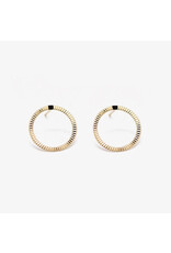 Judith Benita Oorbel Tadao - Ø 1,8 cm - Messing verguld -