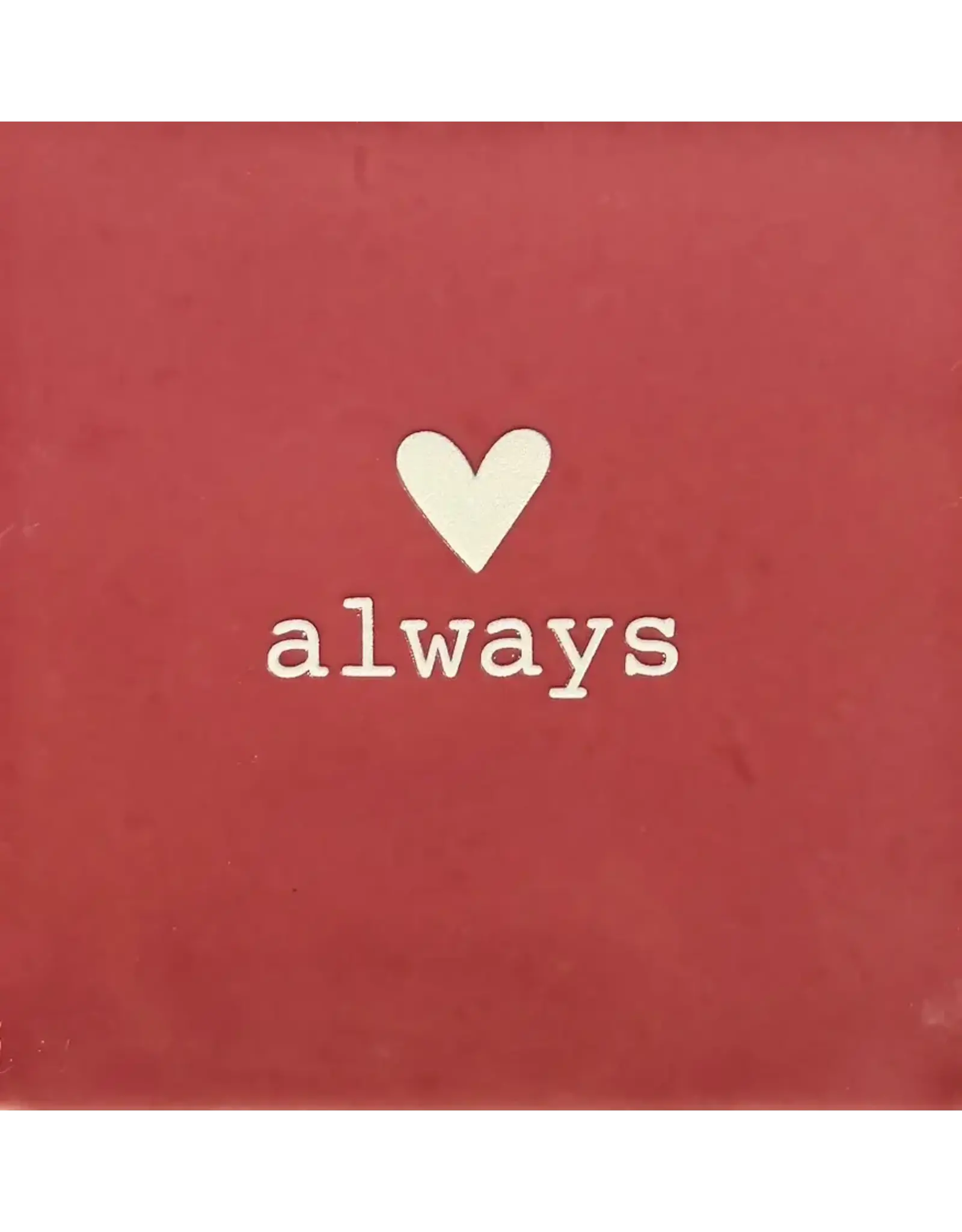 Yett Tegeltje - Always, Roze/Crème - 10x10