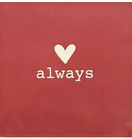 Yett Tegeltje - Always, Roze/Crème - 10x10
