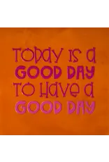 Yett Tegeltje - Today is a good day, Oranje/Roze - 10x10