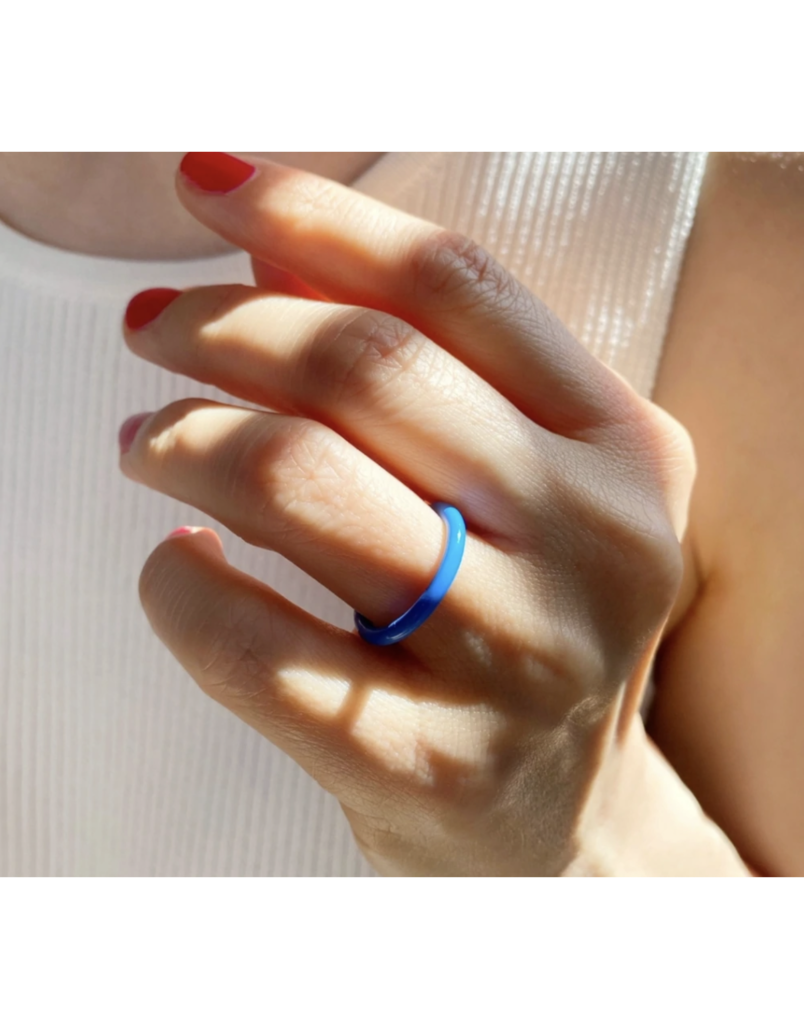 Lulu Copenhagen Color Ring Enamel - Blue