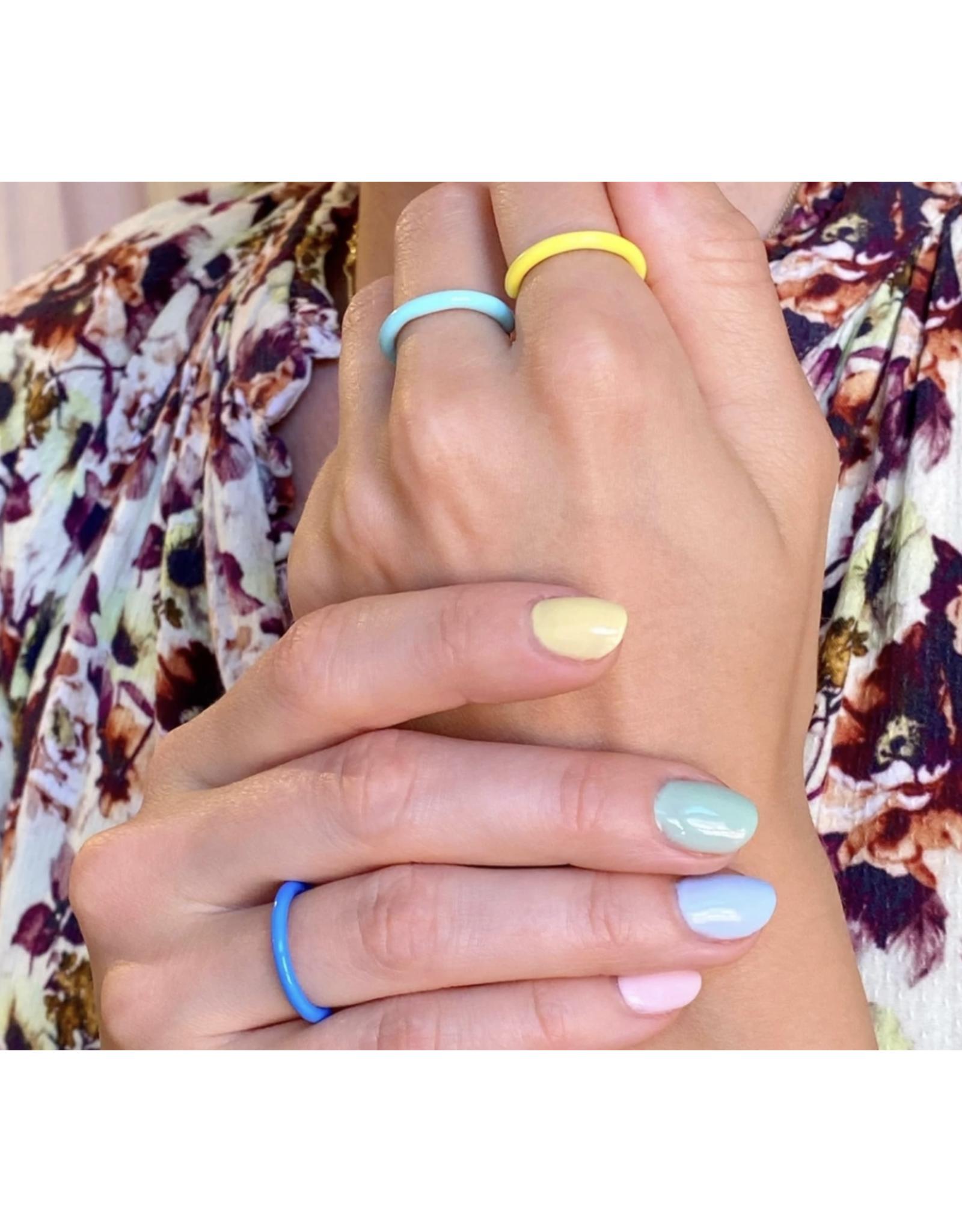 Lulu Copenhagen Color Ring Enamel - Blue
