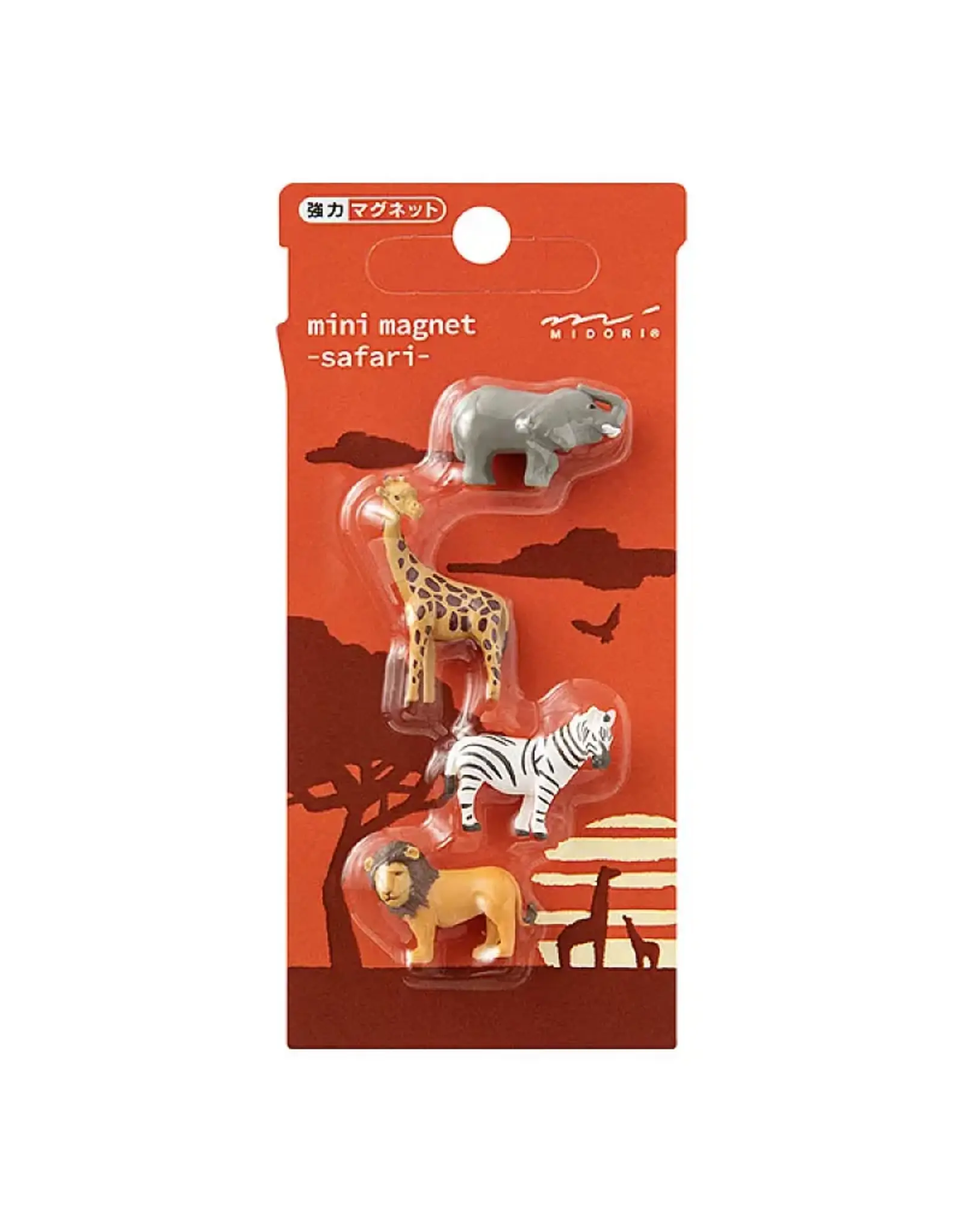 Misc Distribution Mini Magneet - Safari - 4st