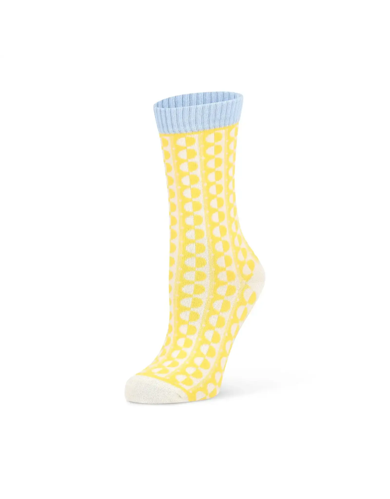 Wolvis Socks Bauhaus - Lemon