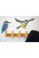Lotte Drouen Muursticker S - Ijsvogel