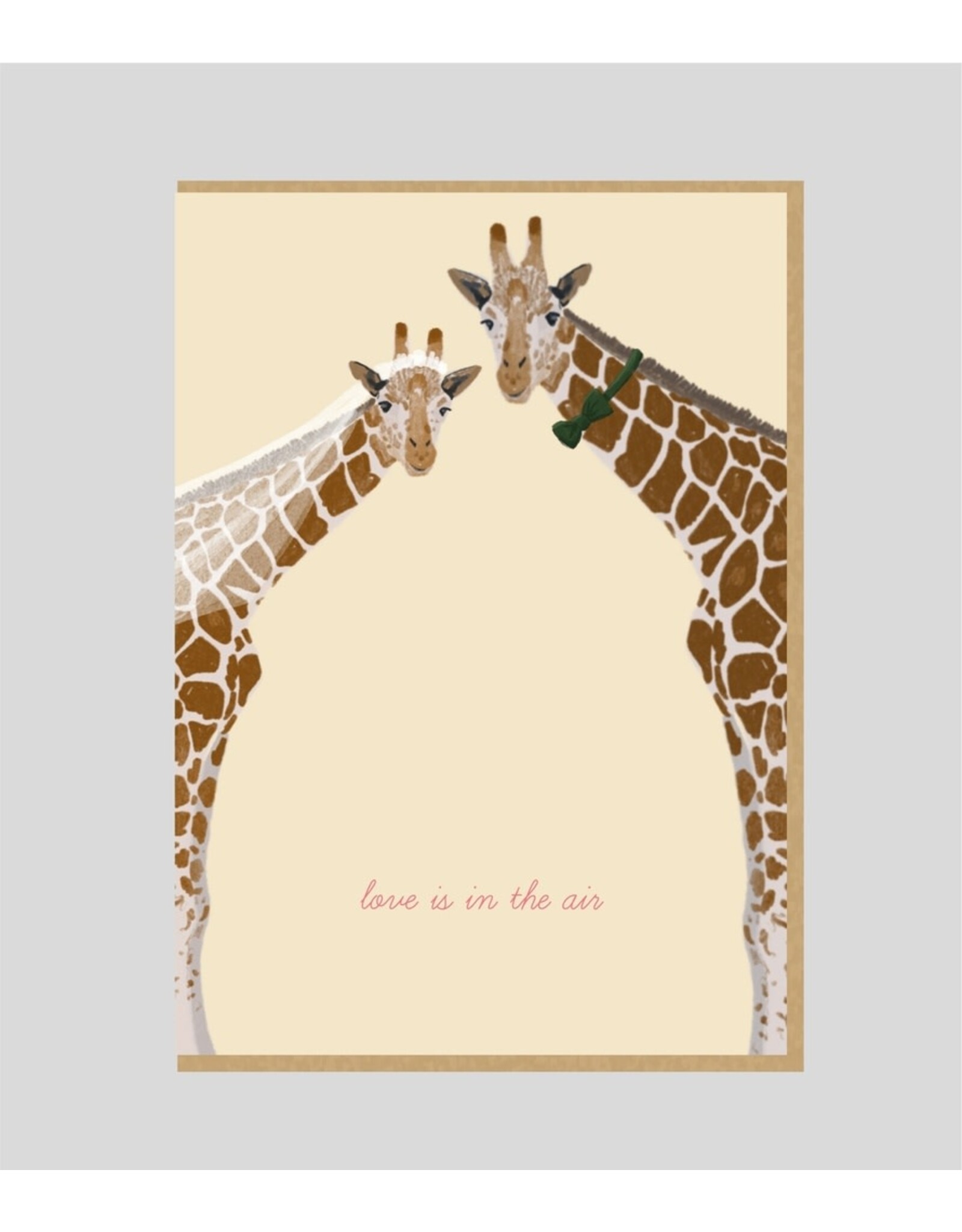 Josefien Wenskaart - Love is in the air - Dubbele kaart + Envelop