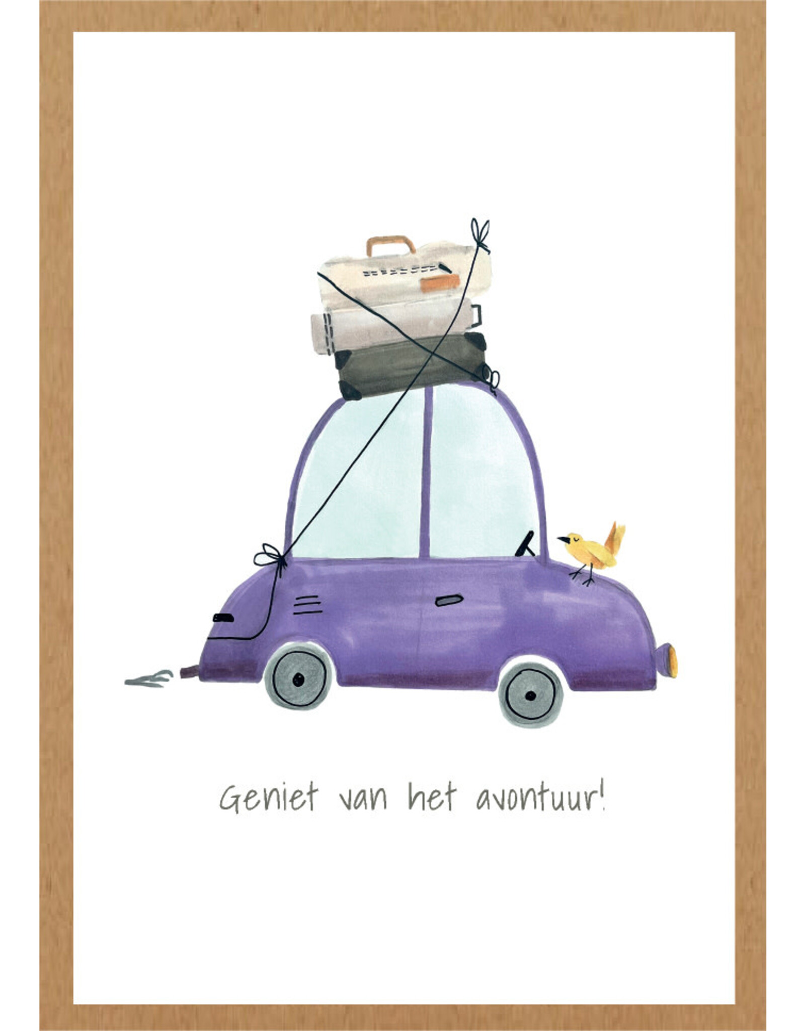 Adams Art Wenskaart - Geniet van het avontuur - Postkaart + Envelop