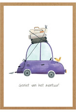 Adams Art Wenskaart - Geniet van het avontuur - Postkaart + Envelop