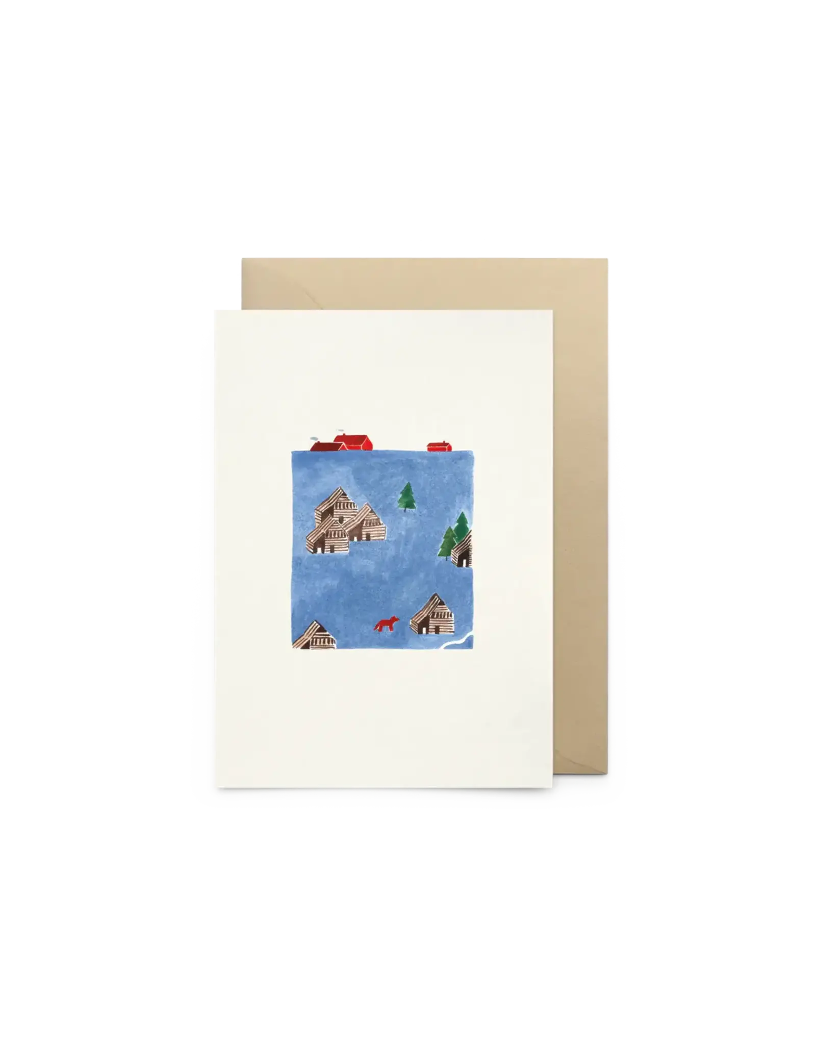 Petit Gramme Wenskaart - Plaine - Dubbele kaart + Envelop