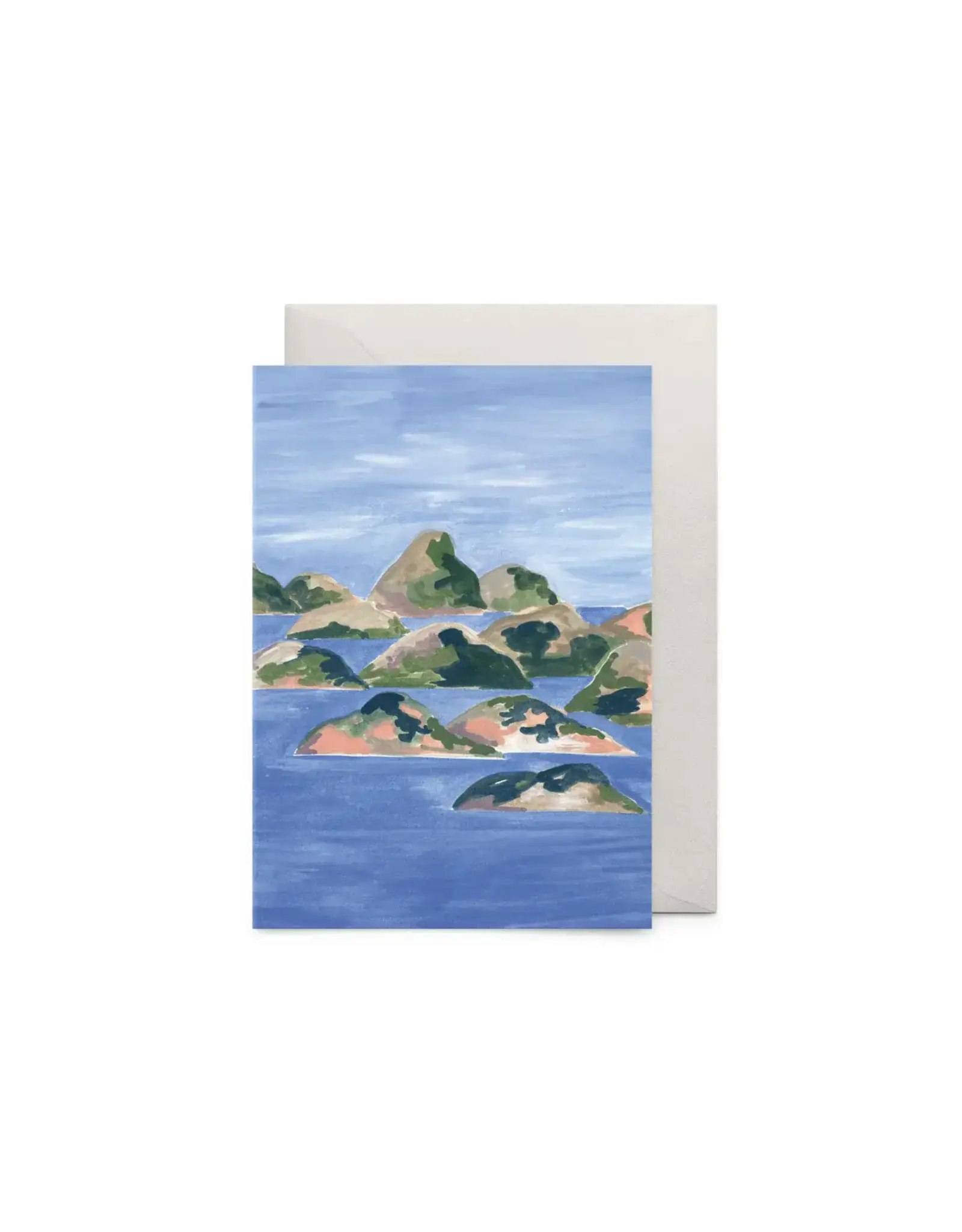 Petit Gramme Wenskaart - Rochers - Dubbele kaart + Envelop