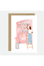 All The Ways to Say Wenskaart - Proud of you, Gold - Dubbele kaart + Envelop