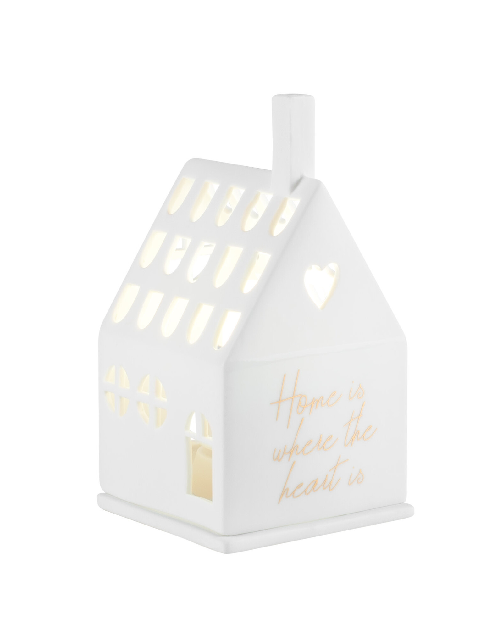 Raeder Lichthuisje - Home is where the heart is - 8x7,2x13 cm