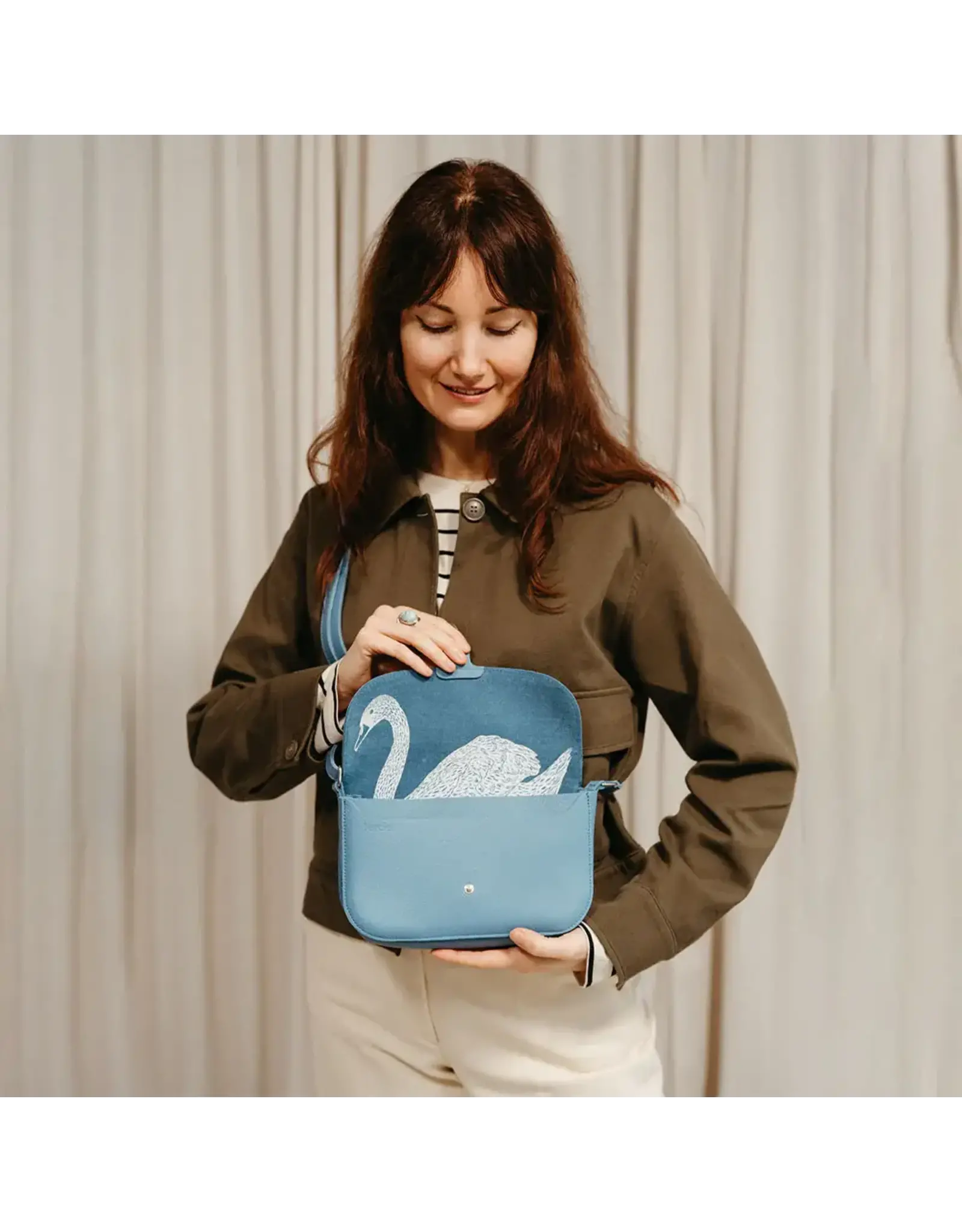 Keecie Wild Swan, Painters Blue