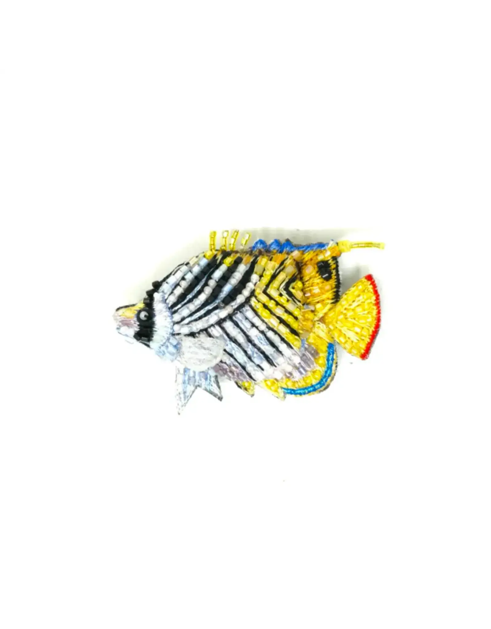Trovelore Broche - Threadfin Butterfly Fish - 3,5x5,5 cm
