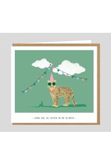 Studio Mie Wenskaart - Lang zal je leven in de gloria - 12,5 x 14 cm