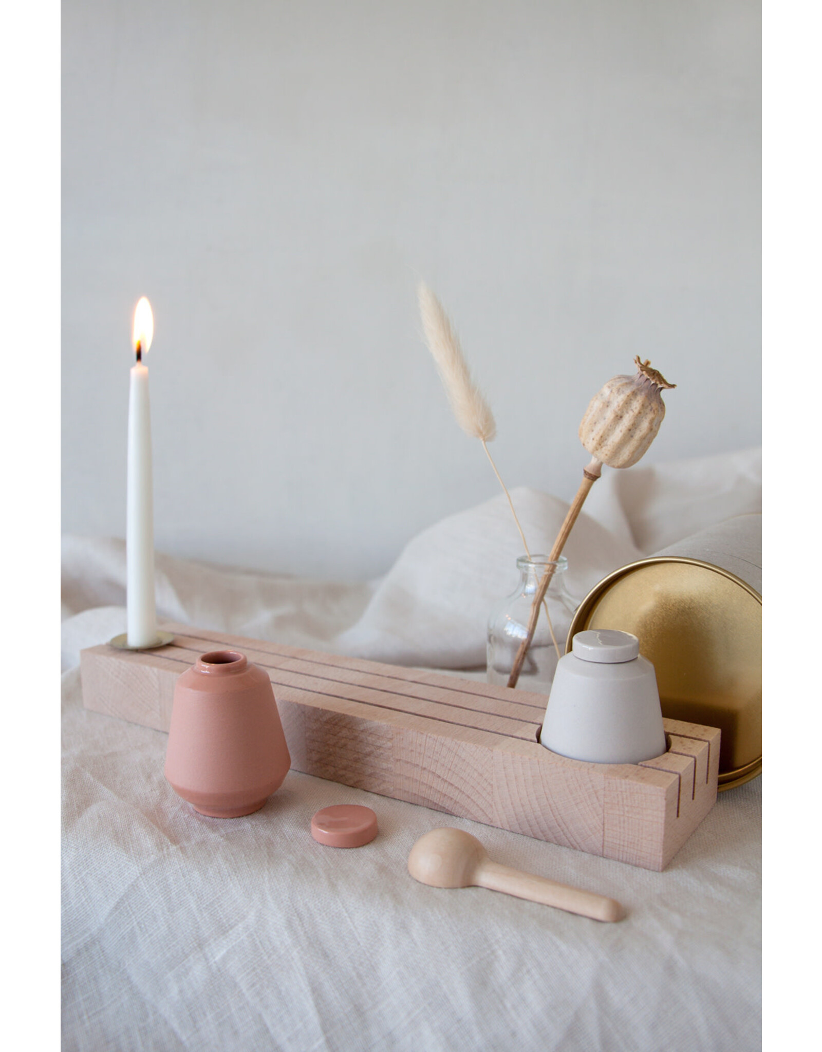 Roosmarijn Knijnenburg Urn - Roze - B 4,5 cm x H 6 cm