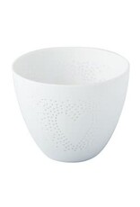 Raeder Theelicht S, Hartje Dots - Ø 8 x H 6,5 cm