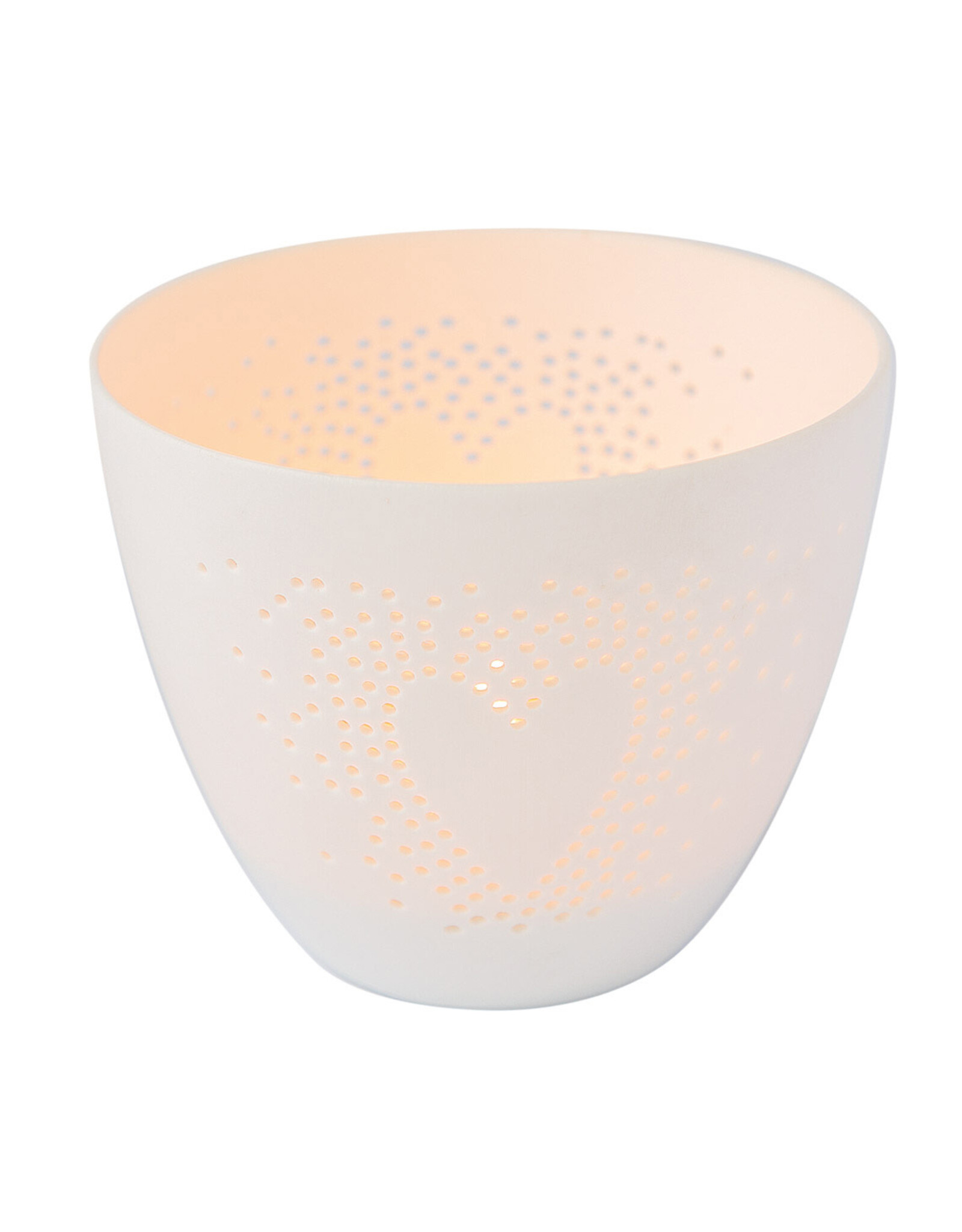 Raeder Theelicht S, Hartje Dots - Ø 8 x H 6,5 cm