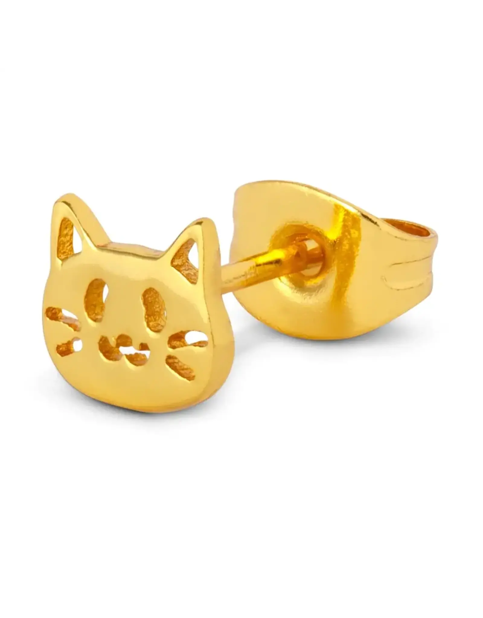 Lulu Copenhagen Oorbel Stud - Kitty - Goud - Single