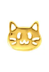 Lulu Copenhagen Oorbel Stud - Kitty - Goud - Single